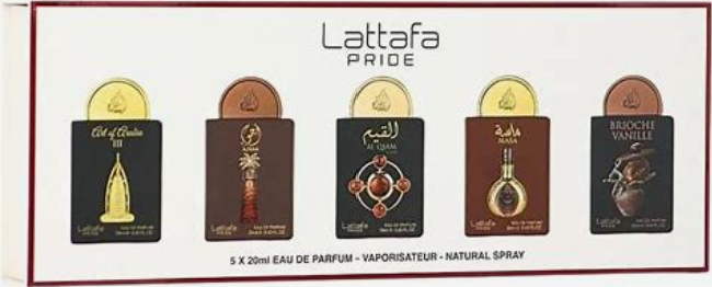 Kit Miniaturas 5X20ml Lattafa Pride EDP